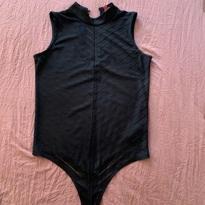 Sexy sheer black bodysuit!